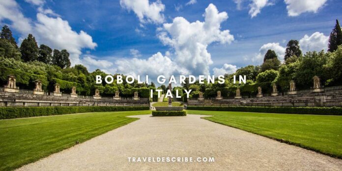 Boboli Gardens in Italy
